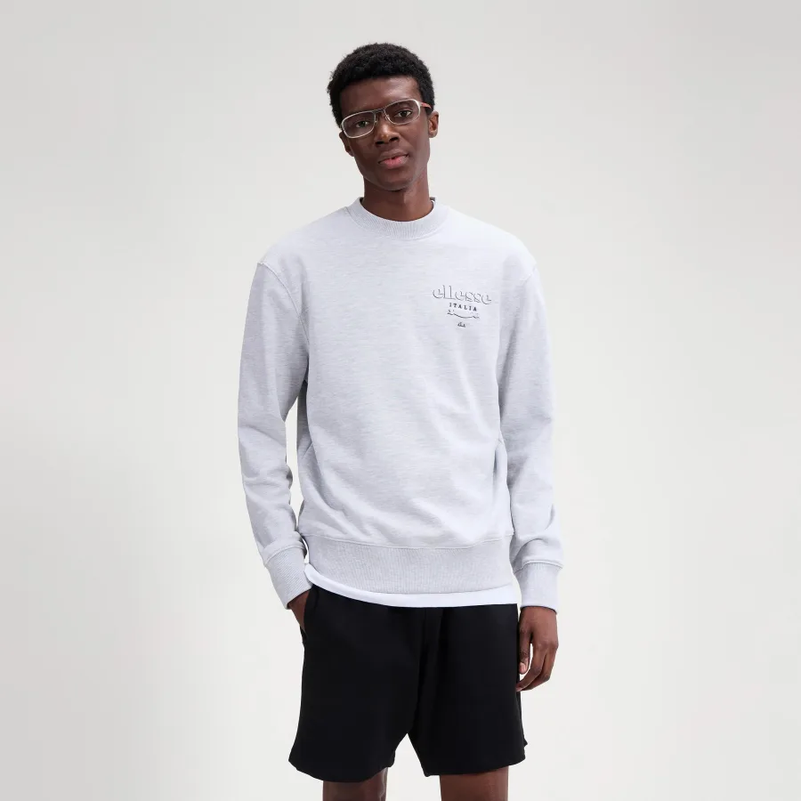 Ellesse Scroll Sweatshirt Herren - hellgrau