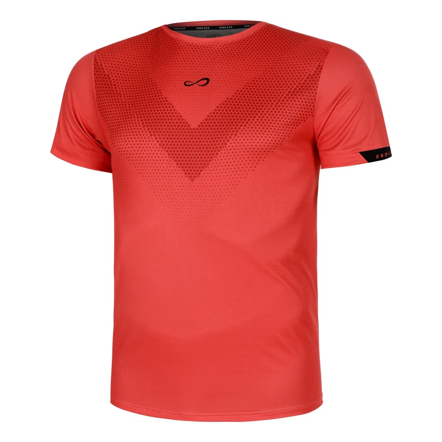 Endless Ace Peak T-Shirt Herren-Koralle