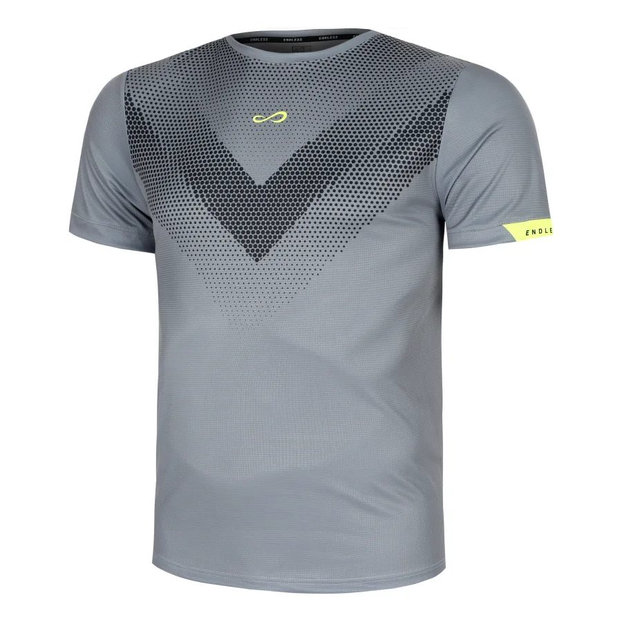 Endless Ace Peak T-Shirt Herren-Grau