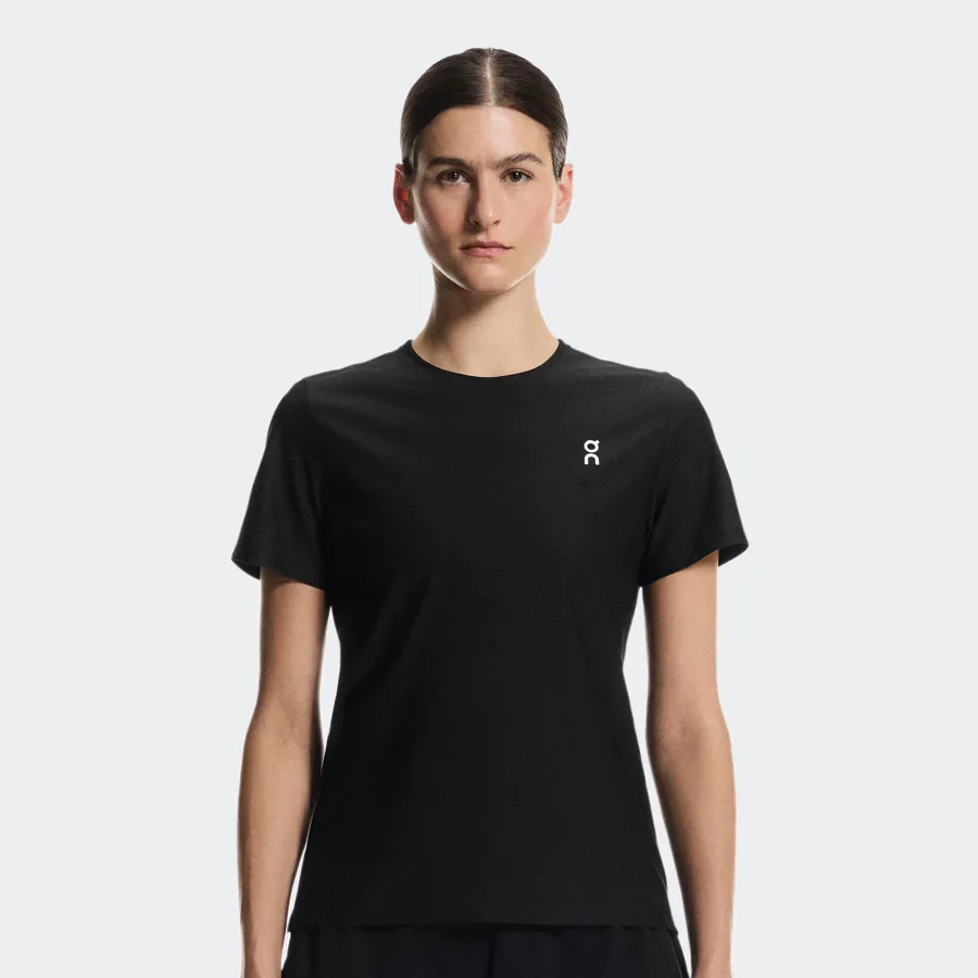 On Court T-Shirt Damen - schwarz