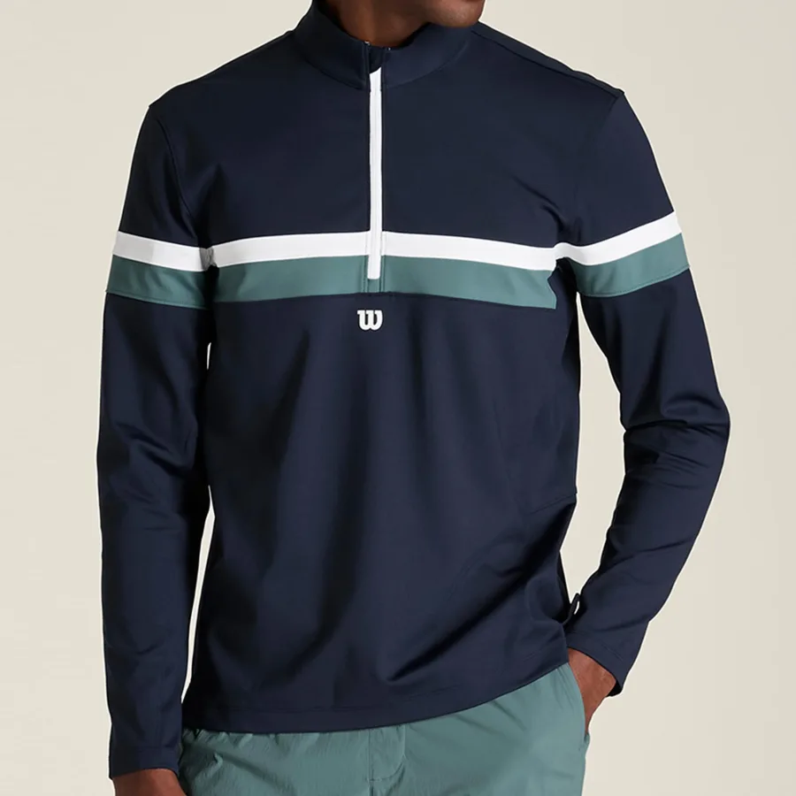 Wilson Wilson Elevate Performance Half - Zip Longsleeve Herren
