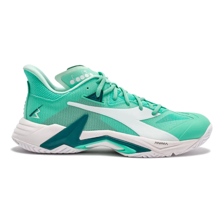 Diadora B.Icon 3 Allcourtschuh Herren-türkis, weiß