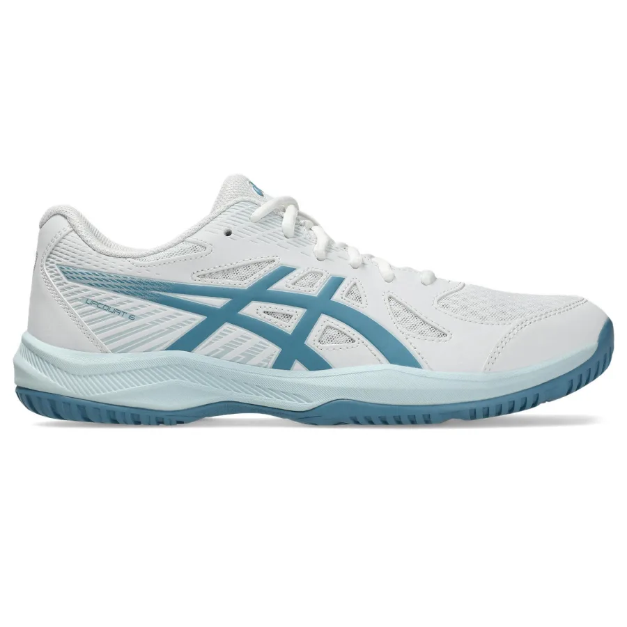ASICS Herren - Indoor - Schuhe - Leicht, Flexibel - Upcourt 6 - White/Saba