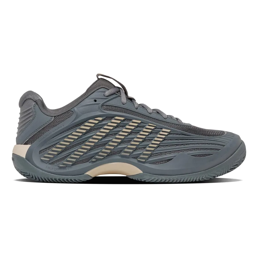 K-Swiss HYPERCOURT EXPRESS 3 Clay Sandplatzschuh Herren-dunkelgrau, beige