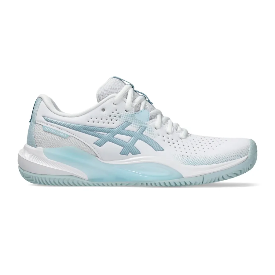 ASICS Gel-Challenger 15 Sandplatzschuh Damen - weiß, hellblau