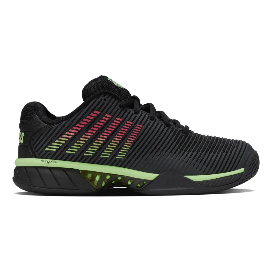 K-Swiss Hypercourt Express 2 Allcourtschuh Herren-Schwarz,Neongrün