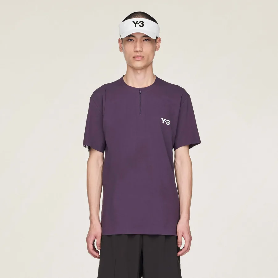 adidas Y-3 Zip Polo Herren-Lila