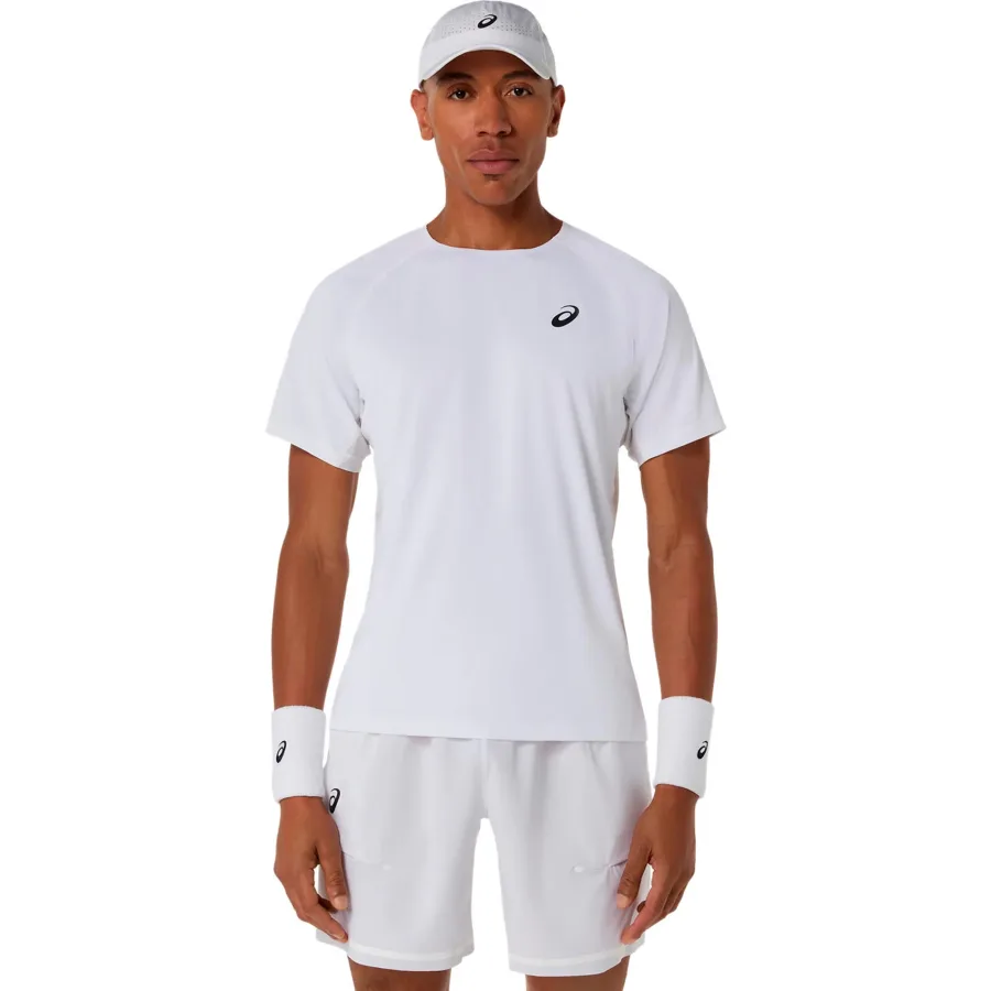 ASICS Match T-Shirt Herren-weiß