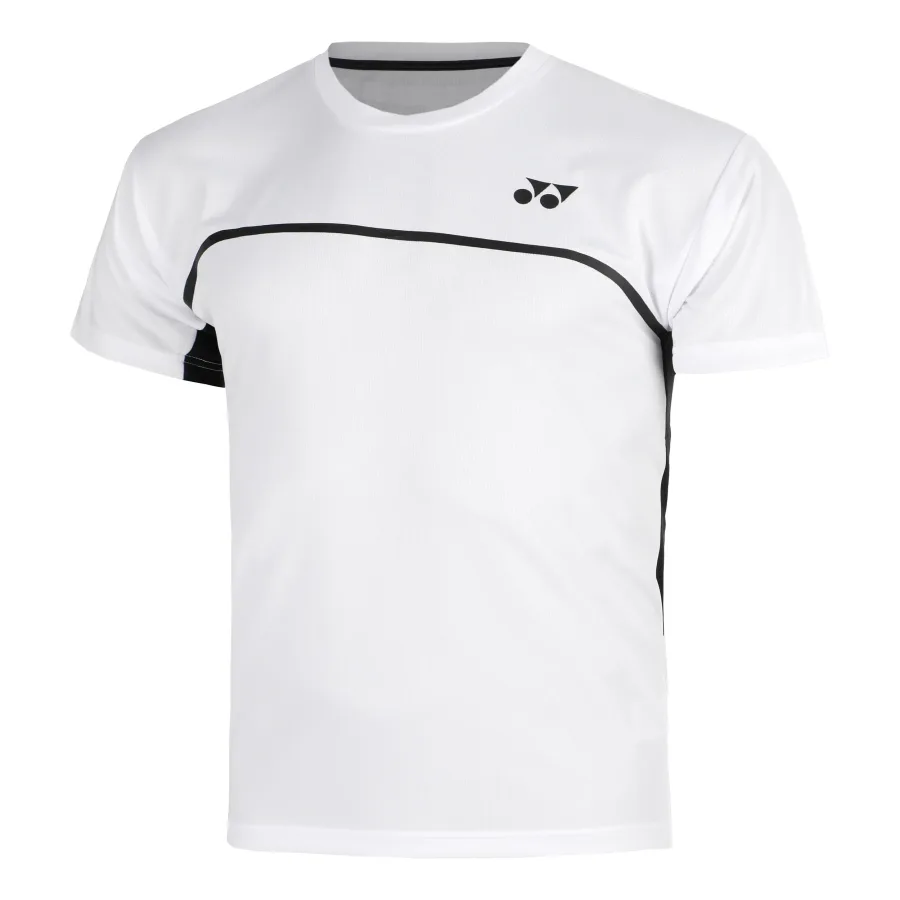 Yonex Crew Neck T-Shirt Herren - weiß, dunkelblau