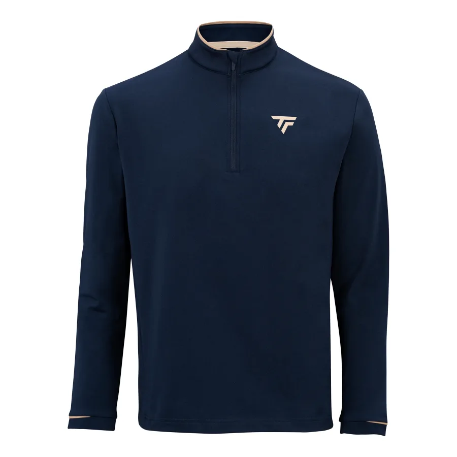 Tecnifibre Thermozip Longsleeve Herren - dunkelblau