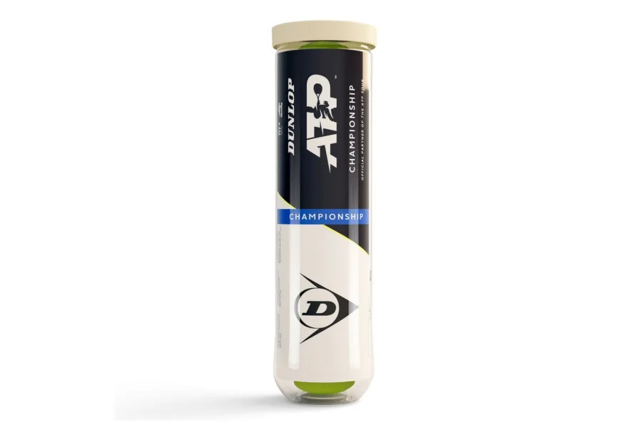 Dunlop Dunlop Tennisball ATP Championship - 4 Tennisbälle - Innendruckball - (4er Dose)