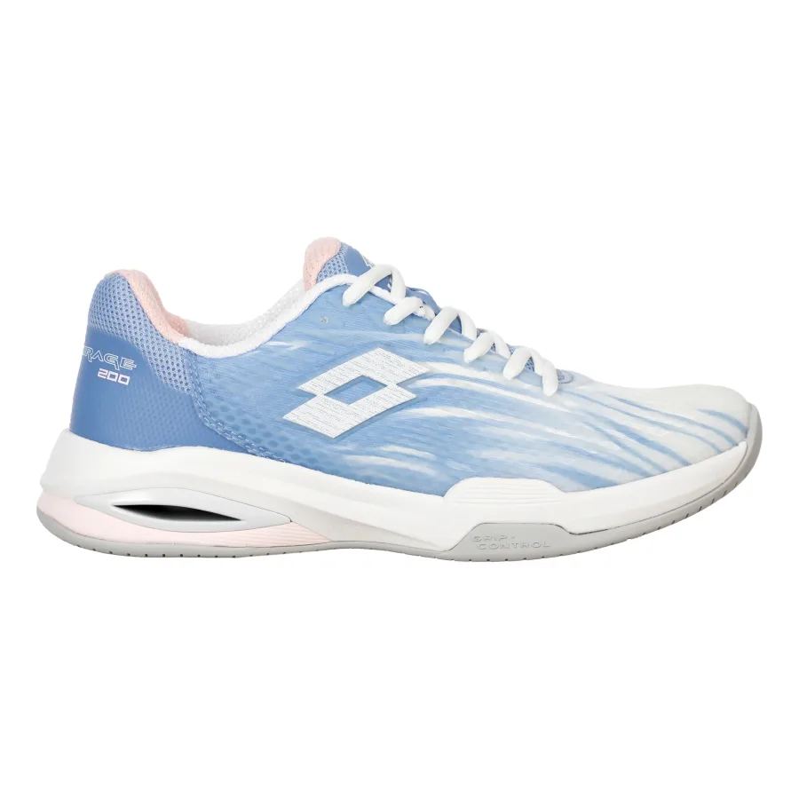 Lotto Mirage 200 II Prt SPD Allcourtschuh Damen - blau, weiß