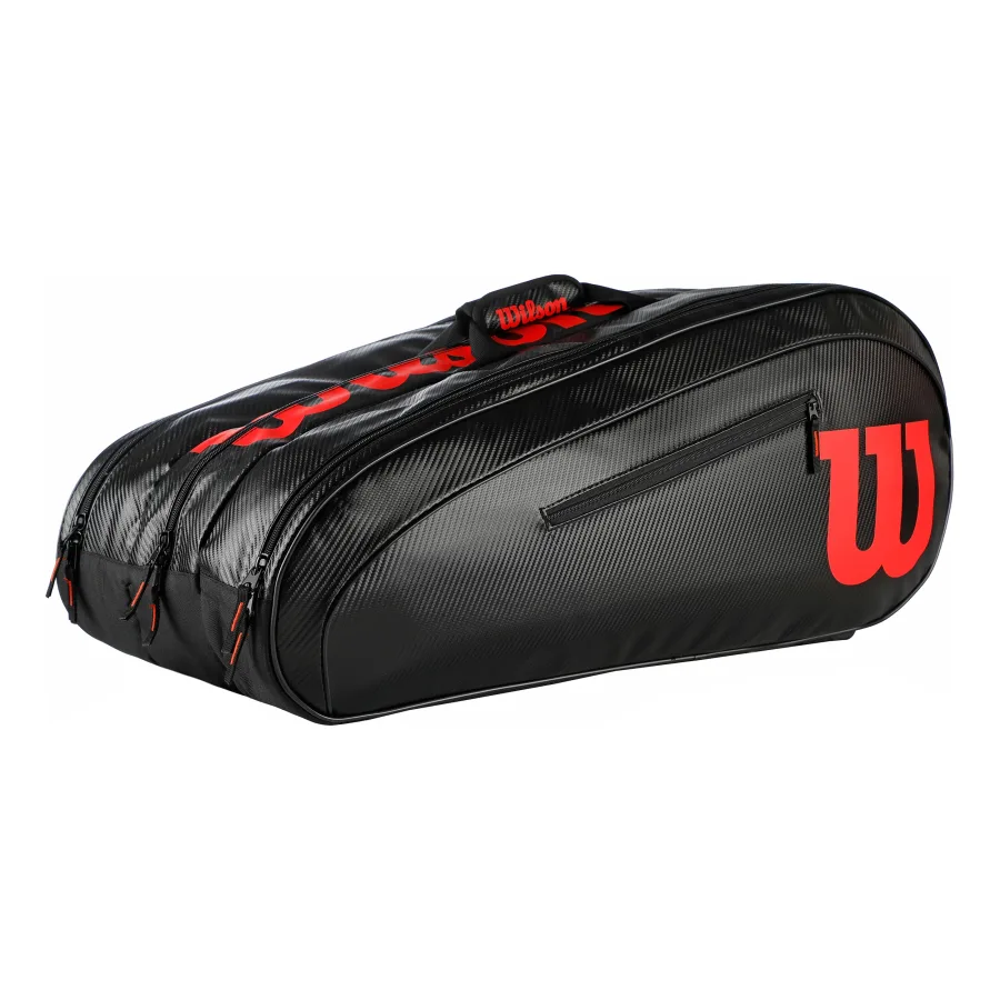 Wilson Wilson Elite Schlägertasche 15er - Schwarz, Rot