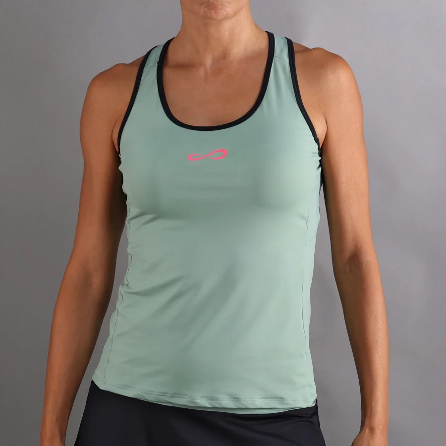 Endless Mile Tank-Top Damen-Grün,Dunkelblau