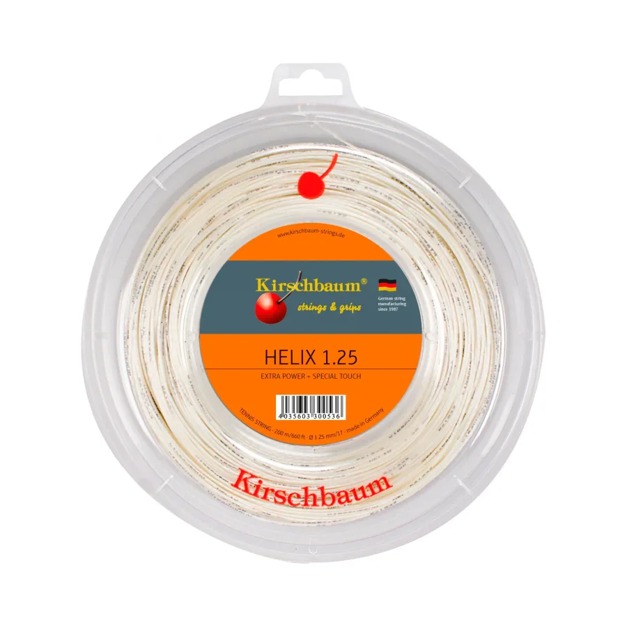 Kirschbaum Helix Saitenrolle 200m-Weiß