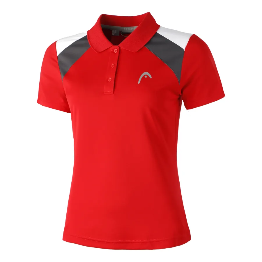 HEAD Club 22 Polo Damen - rot,