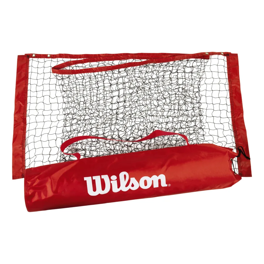 Wilson EZ 10' Tennisnetz Ersatz-Rot,Schwarz