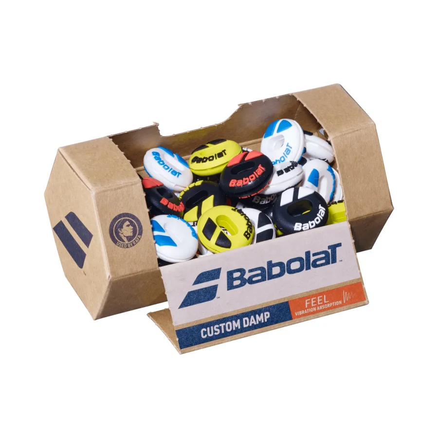 Babolat Custom Damp Dämpfer 48er Box-Mehrfarbig
