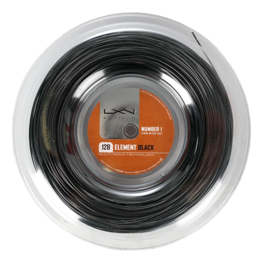 Luxilon Element Saitenrolle 200m (Special Edition)-Schwarz