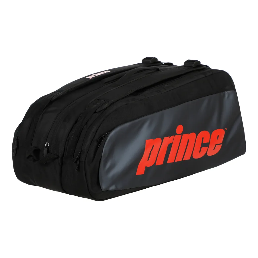 Prince Tour 3 Comp Schlägertasche-Schwarz,Rot