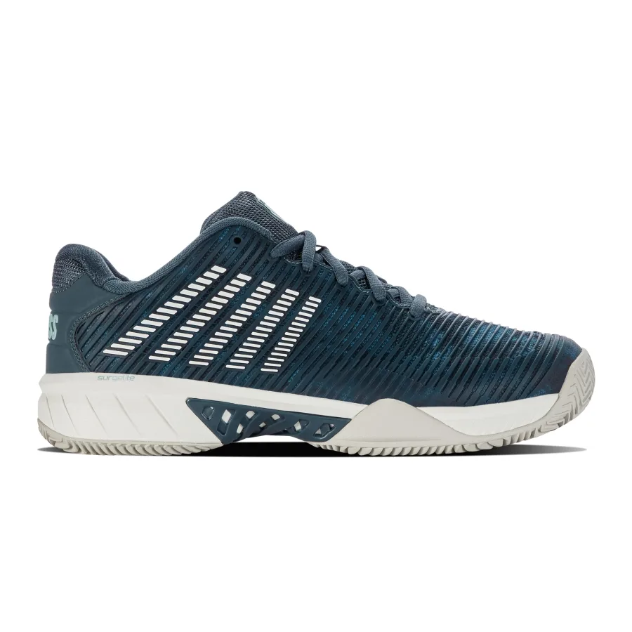 K-Swiss K - Swiss Hypercourt Express 2 Sandplatzschuh Herren Petrol, Hellgrau