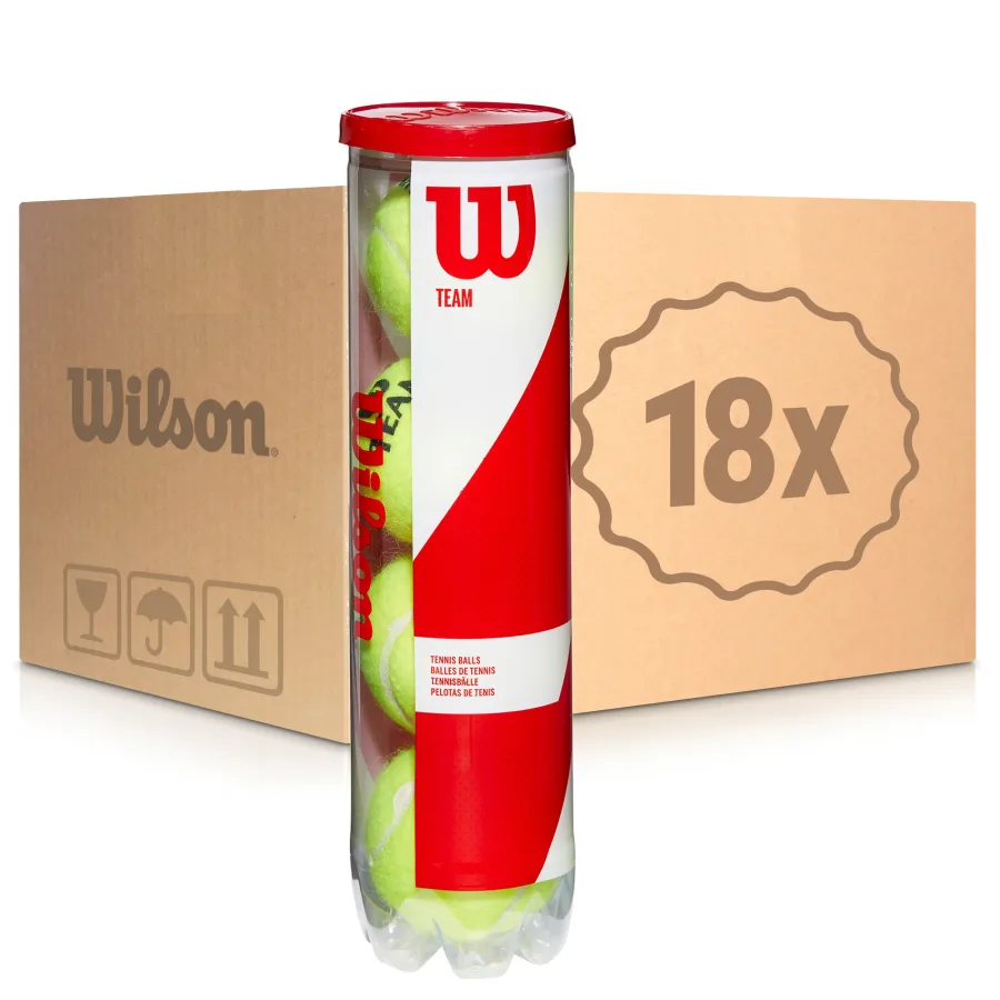 Wilson Wilson 18x 4er Dose Team W Practice im Karton