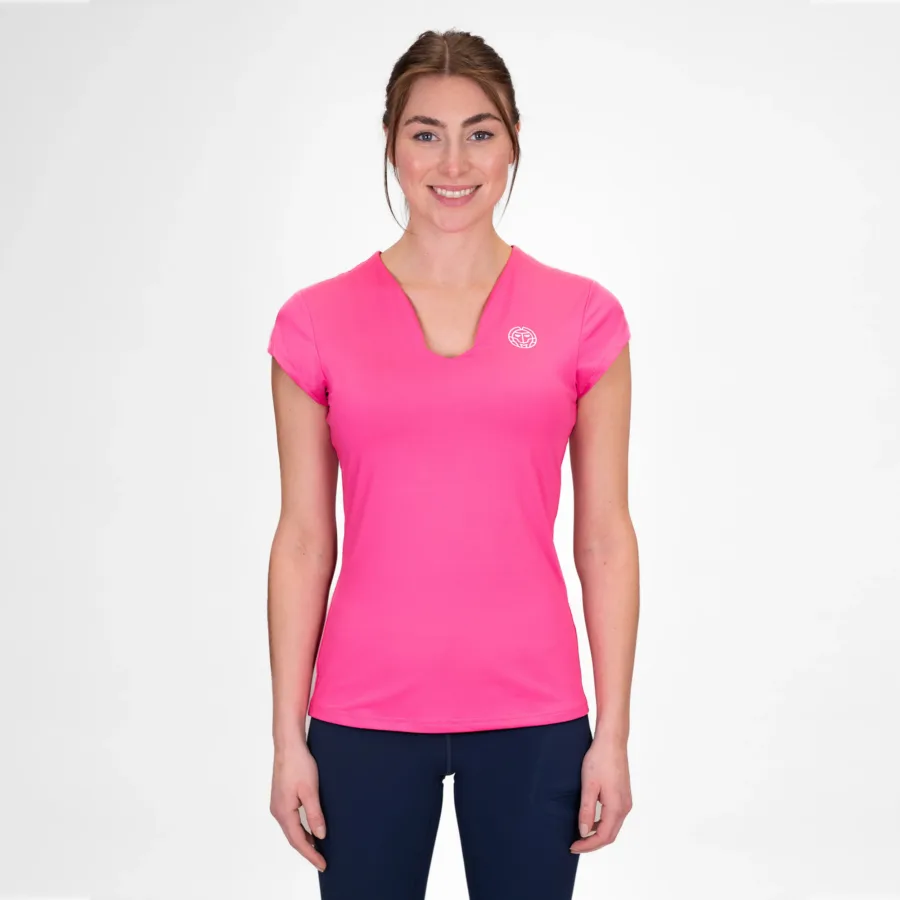 BIDI BADU BIDI BADU Crew V - Neck T Shirt Damen Pink
