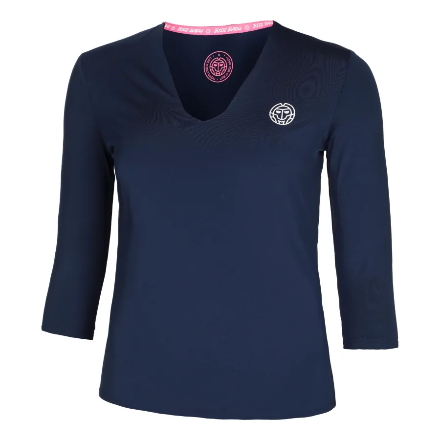 BIDI BADU BIDI BADU Crew V - Neck Longsleeve Damen Dunkelblau