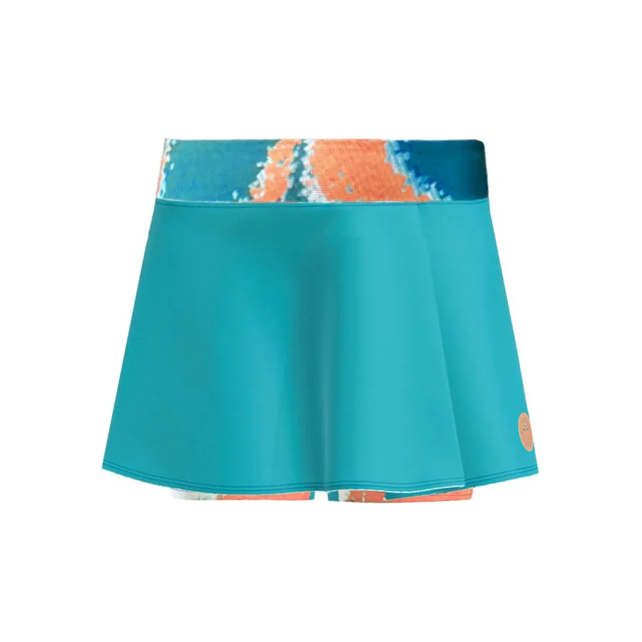 BIDI BADU BIDI BADU Melbourne 2025 Printed Rock Damen - Petrol, Orange