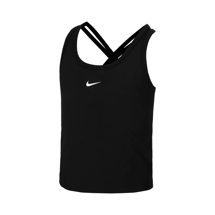 Nike Nike Dri - Fit One Tank Top Mädchen Schwarz, Weiß