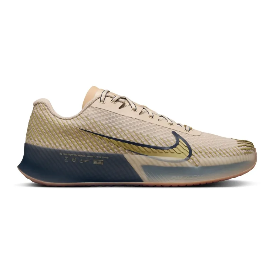 Nike Nike Air Zoom Vapor 11 Premium Allcourtschuh Herren - Beige, Dunkelblau