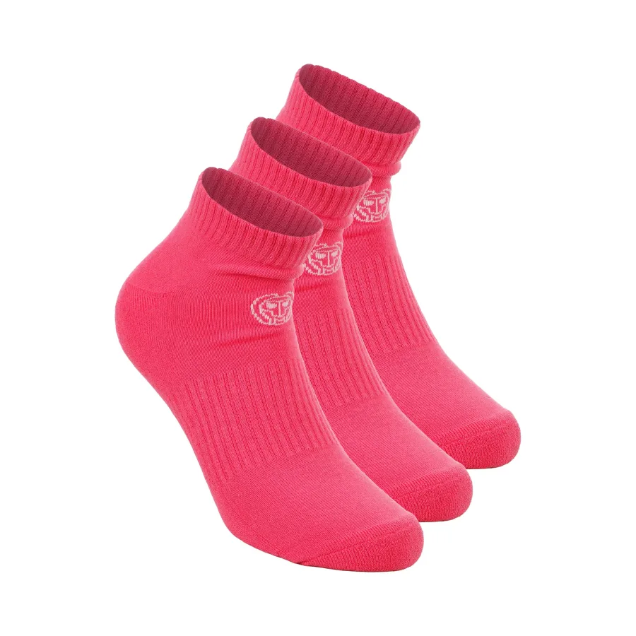 BIDI BADU BIDI BADU Crew Performance Tennis Socks 3 Pack - pink