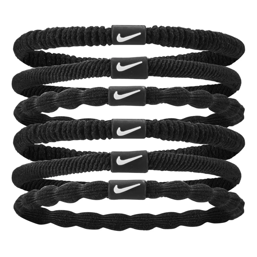 Nike Nike Flex Haarband 6er Pack - Schwarz, Weiß