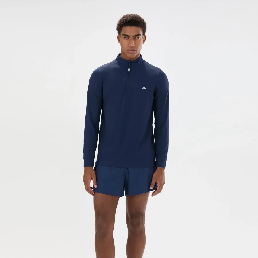 Ellesse Edmond 1/4 Zip Longsleeve Herren - dunkelblau