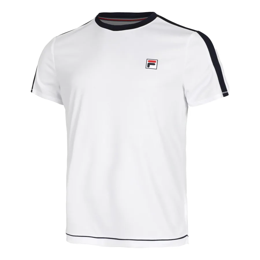 FILA Fila Elias T - Shirt Herren Weiß, Dunkelblau