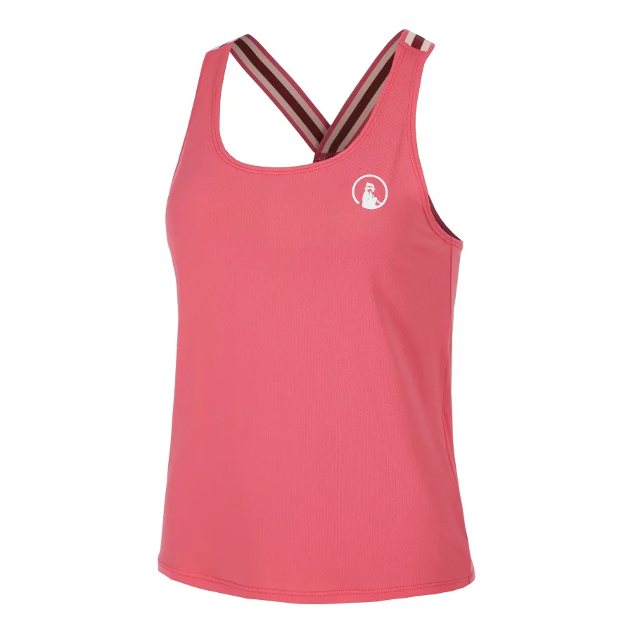 Quiet Please Quiet Please Endlessly Serve & Volley 2.0 Tank - Top Damen Koralle, Mehrfarbig