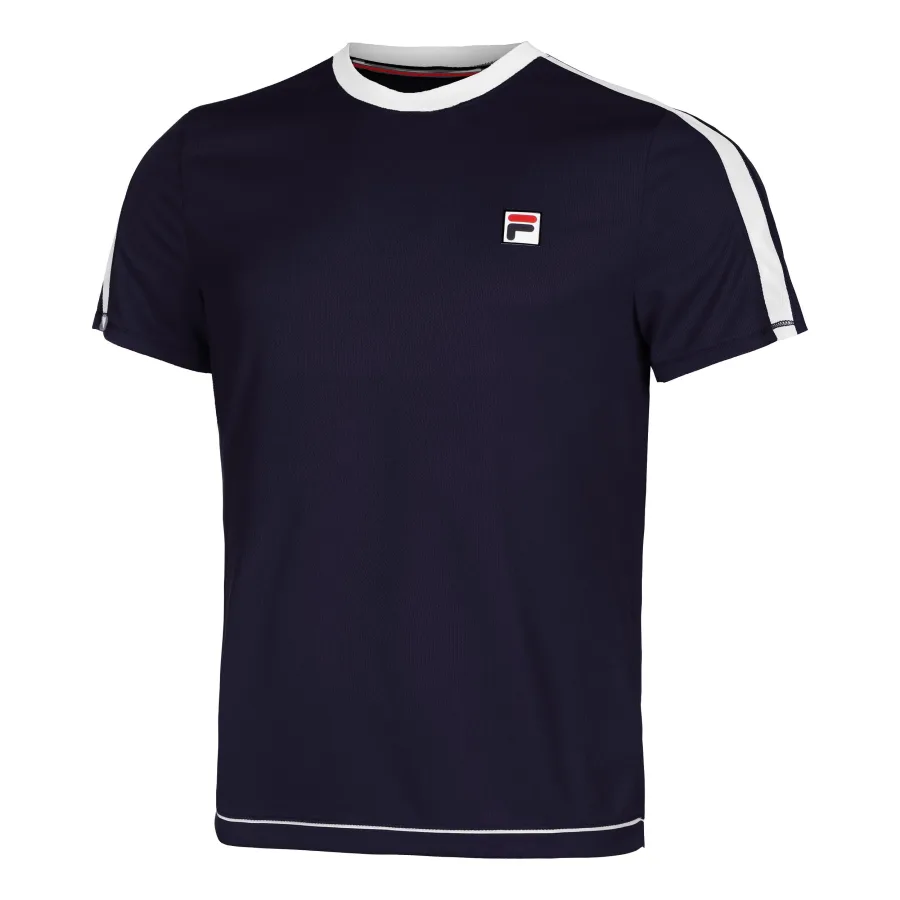 FILA Fila Elias T - Shirt Herren Dunkelblau, Weiß