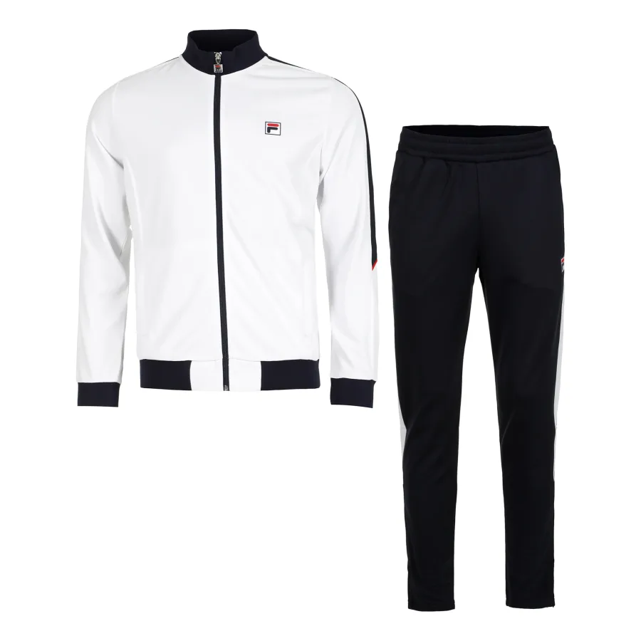 FILA Fila Manuel Trainingsanzug Herren - Weiß, Dunkelblau