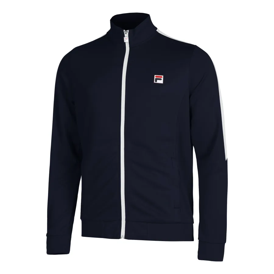 FILA Fila Manuel Trainingsjacke Herren - Dunkelblau, Weiß
