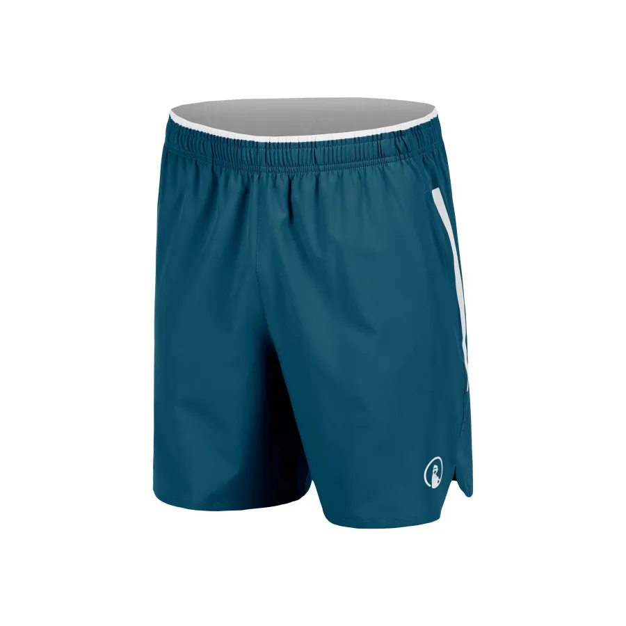 Quiet Please Quiet Please Create Drop 7in Shorts Herren - Petrol, Weiß