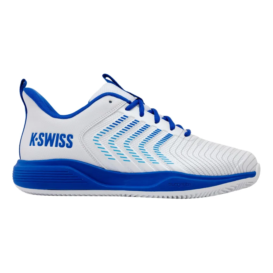 K-Swiss K - Swiss ULTRASHOT LIGHT Clay Sandplatzschuh Herren weiß, blau