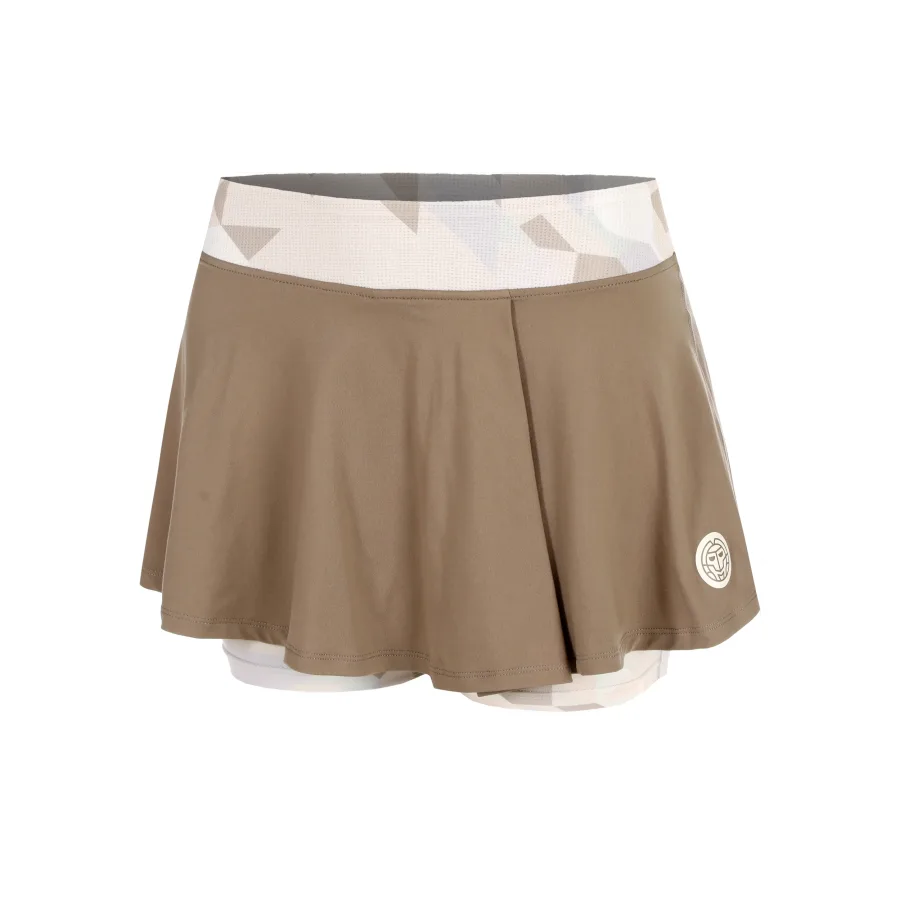 BIDI BADU BIDI BADU Paris 2025 Printed Wavy Rock Damen - Braun, Beige