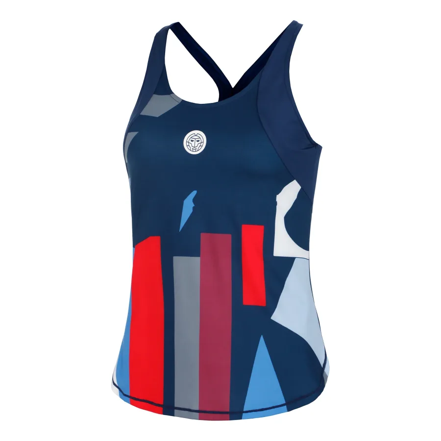 BIDI BADU BIDI BADU New York 2024 Tank - Top Damen Dunkelblau, Mehrfarbig