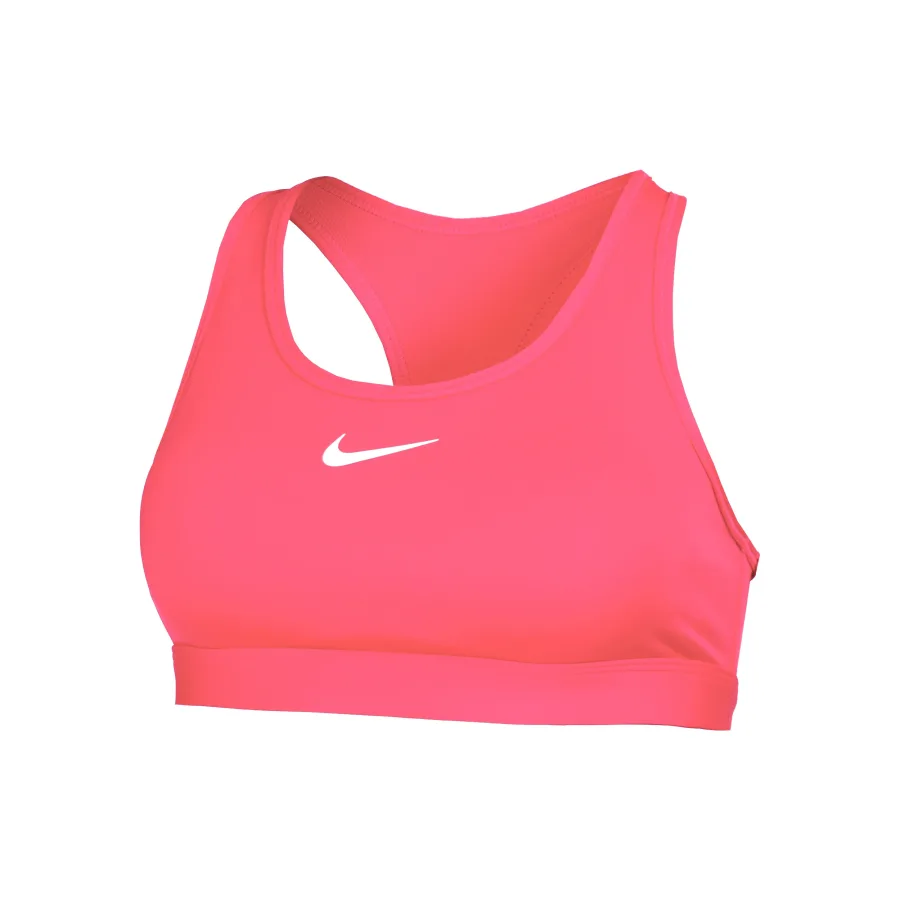 Nike Nike Swoosh MED Support Bra Sport - BH Damen Pink, Weiß