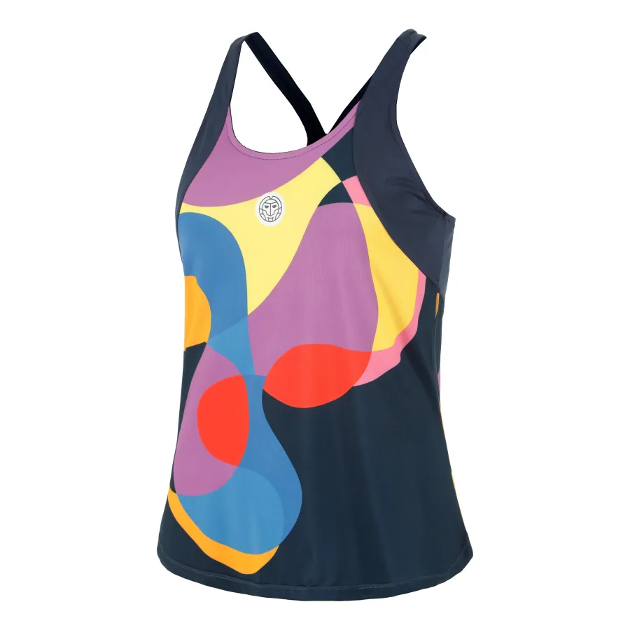 BIDI BADU BIDI BADU Twiggy Tank - Top Damen Dunkelblau, Mehrfarbig