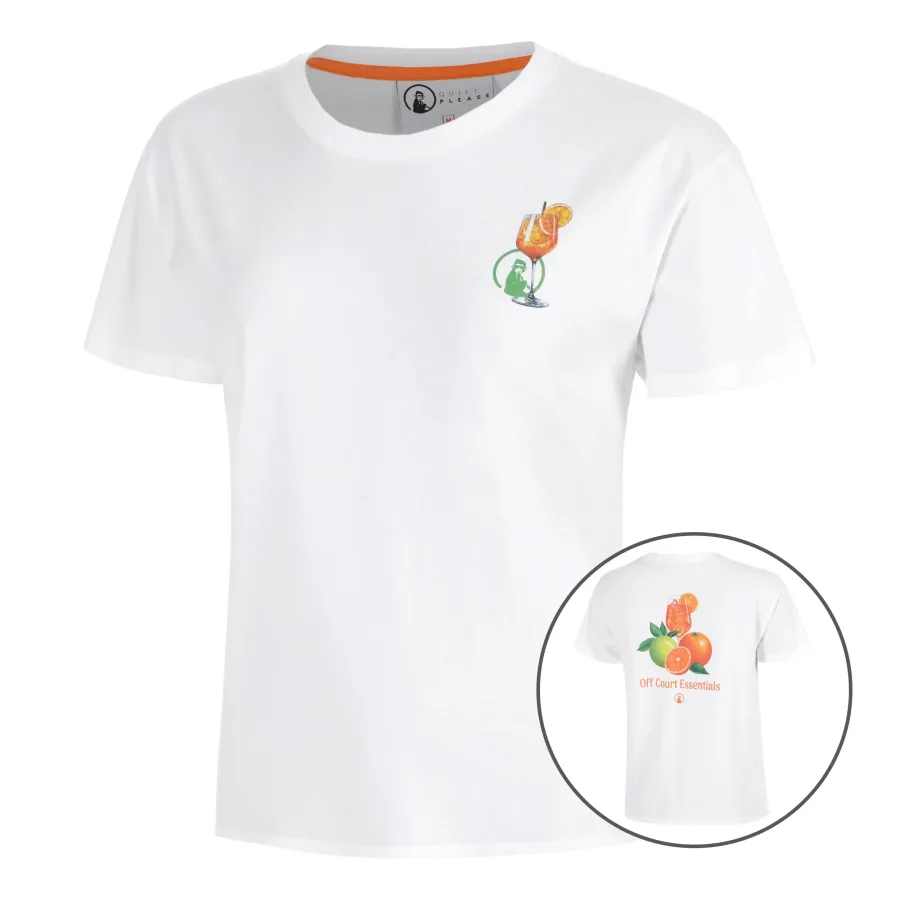 Quiet Please Quiet Please Joy Off Court Essentials T - Shirt Damen weiß, grün