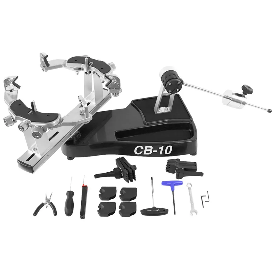 Tennis-Point Tennis - Point PRO CB10 Besaitungsmaschine Schwarz, Silber