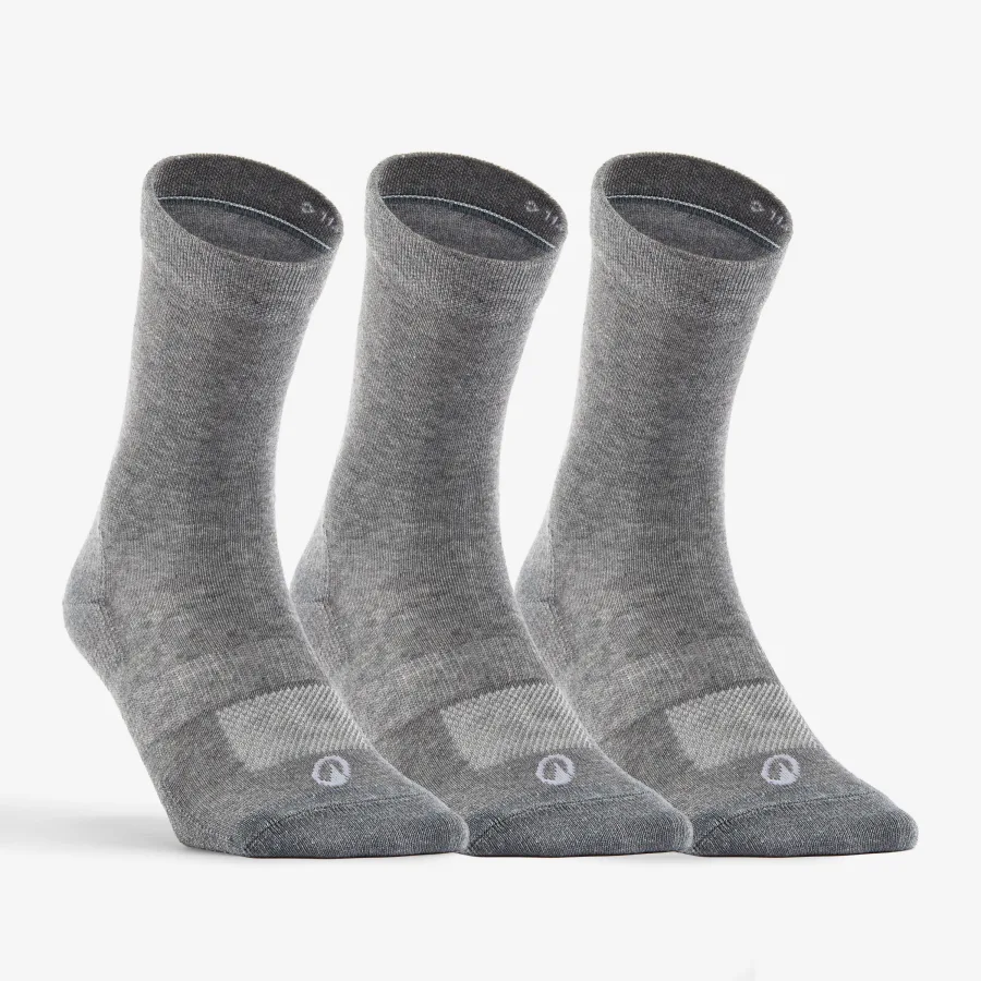 Decathlon Tennissocken High 3er-Pack - RS 160 grau