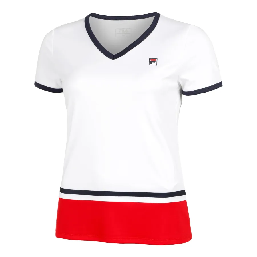 FILA Fila Elisabeth T - Shirt Damen Weiß, Rot