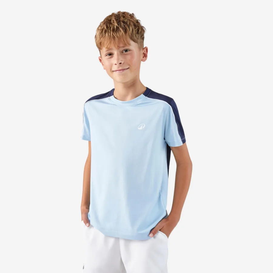 KUIKMA Kinder Tennis T-Shirt - TTS Dry Rundhals blau